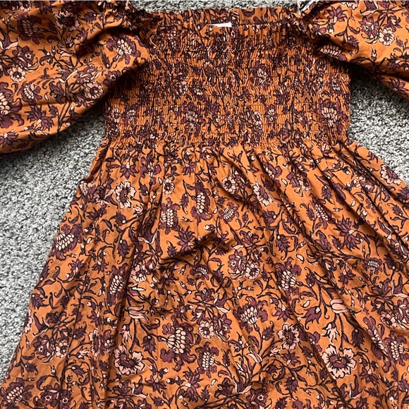 ⭐️SALE⭐️Mi Golondrina Orange Sundress - Picture 14 of 14